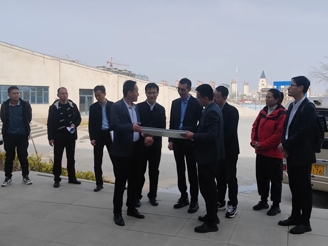 深圳市今天国际物流技术股份有限公司总裁张小麒一行考察白银数字产业创新创业园项目