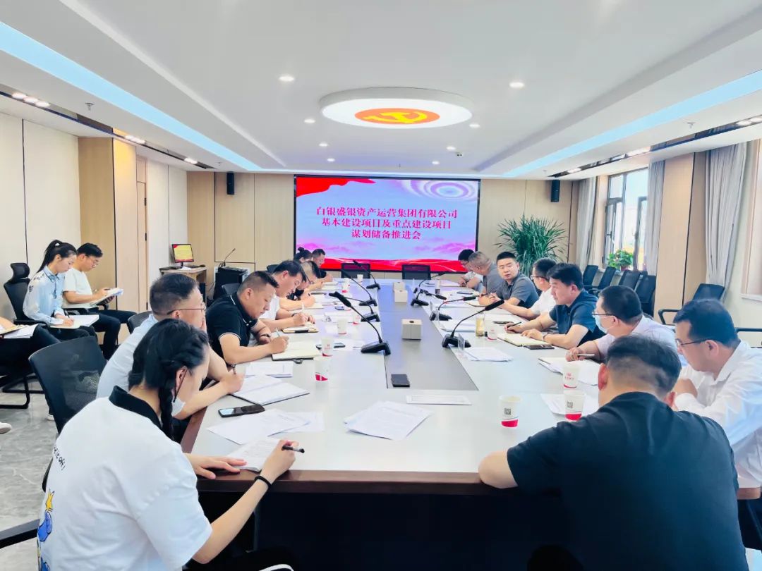【&ldquo;三抓三促&rdquo;进行时】盛银集团召开基本建设项目及重点建设项目谋划储备推进会