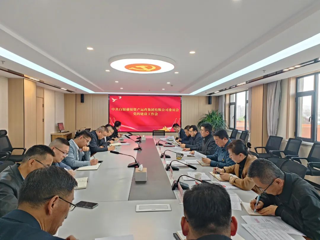 中共白银盛银资产运营集团有限公司委员会召开2024年党的建设工作会议