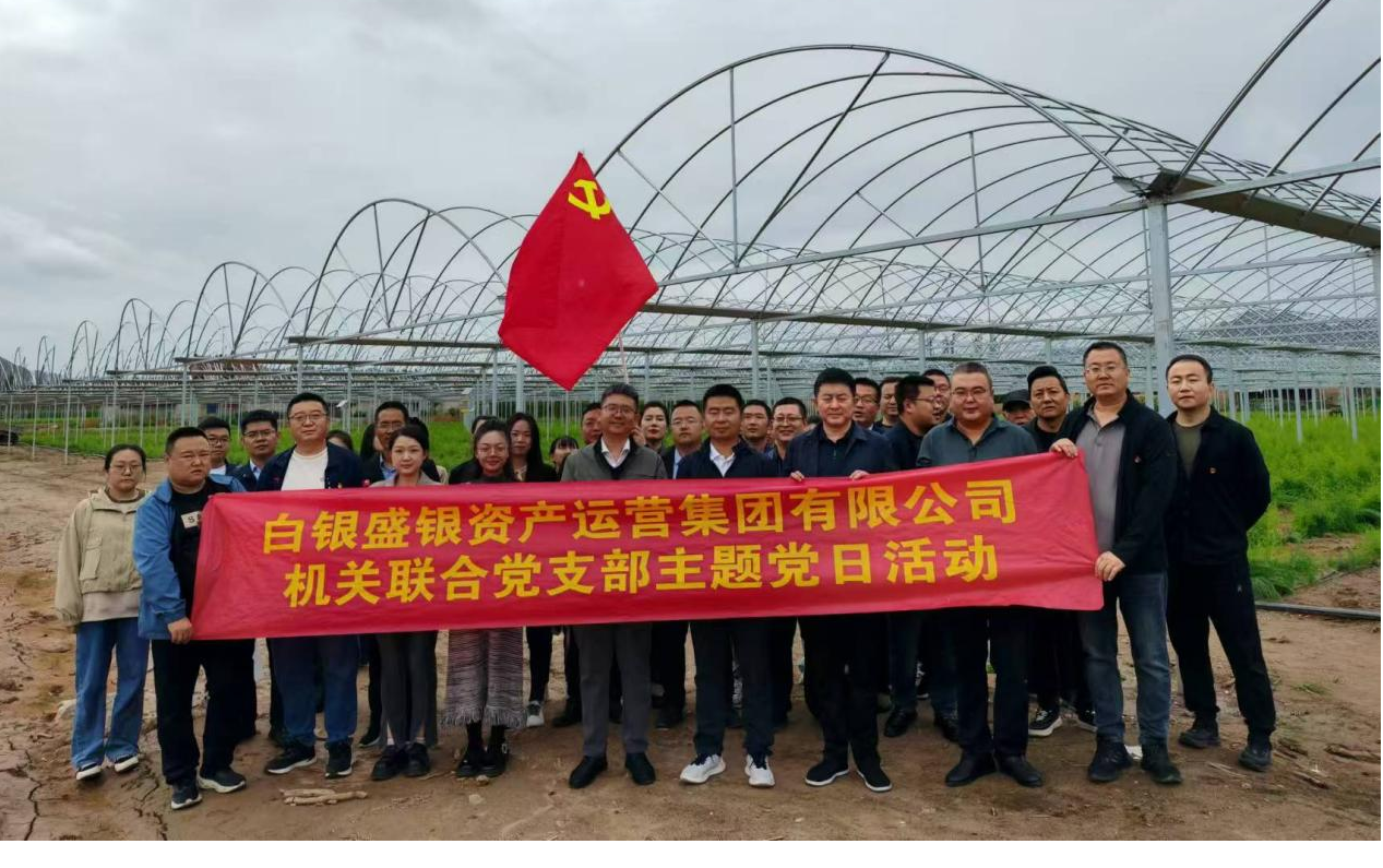 聚焦集团项目 共绘发展蓝图&mdash;&mdash;白银盛银资产运营集团有限公司机关联合党支部开展主题党日活动